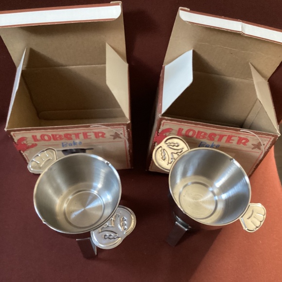 Lobster Bake Butter Warmer Bundle 2 tea lights included New without tag - Picture 5 of 6